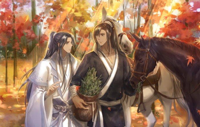 二哈與白貓師尊的奇幻羈絆，深情師徒動漫之旅